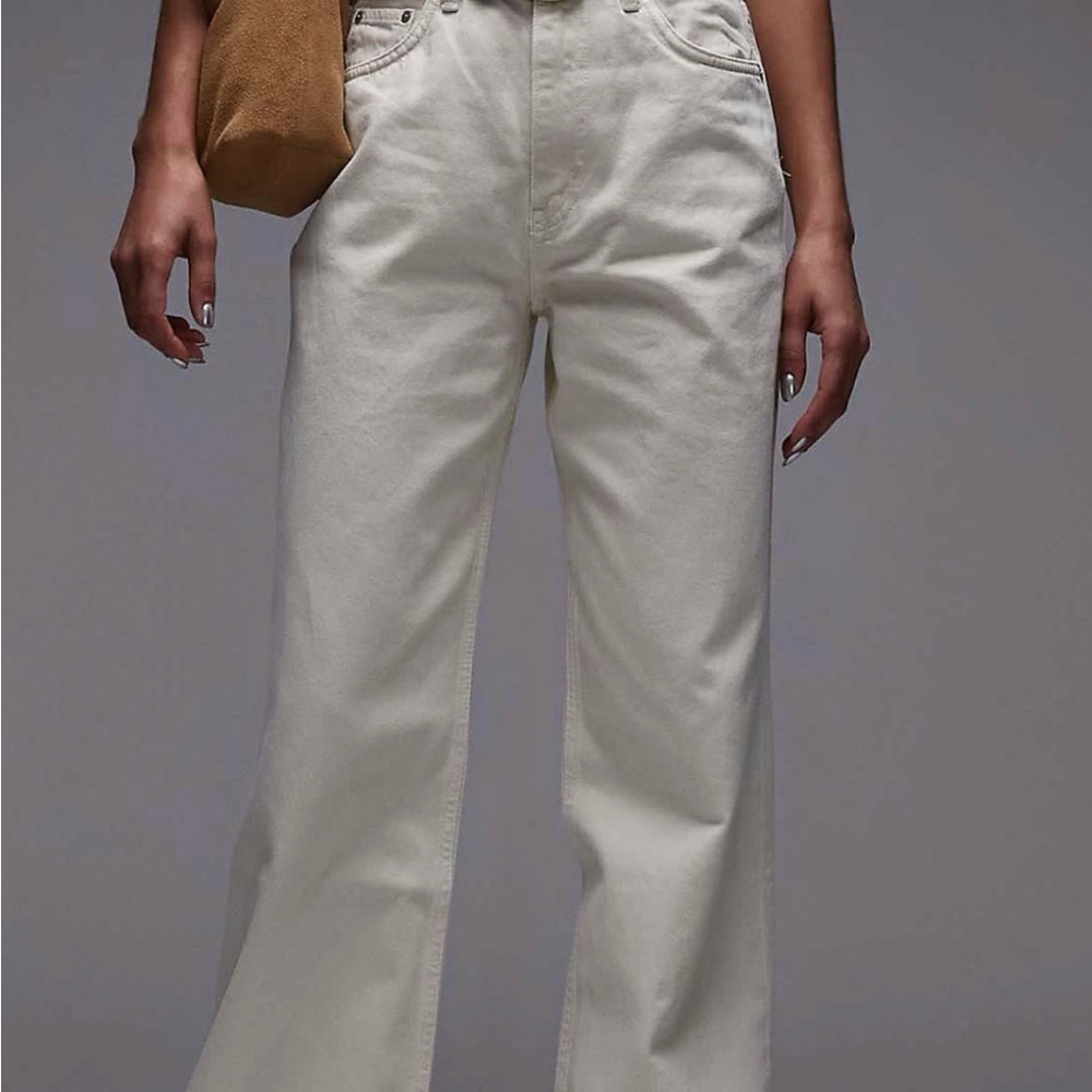 & Other Stories Cream Wide Leg Pants NWT